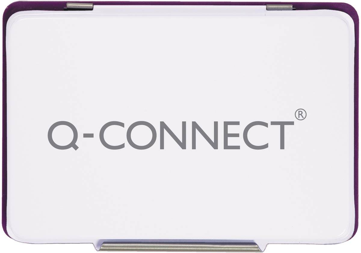 Q-CONNECT stempelkussen, ft 110 x 70 mm, paars