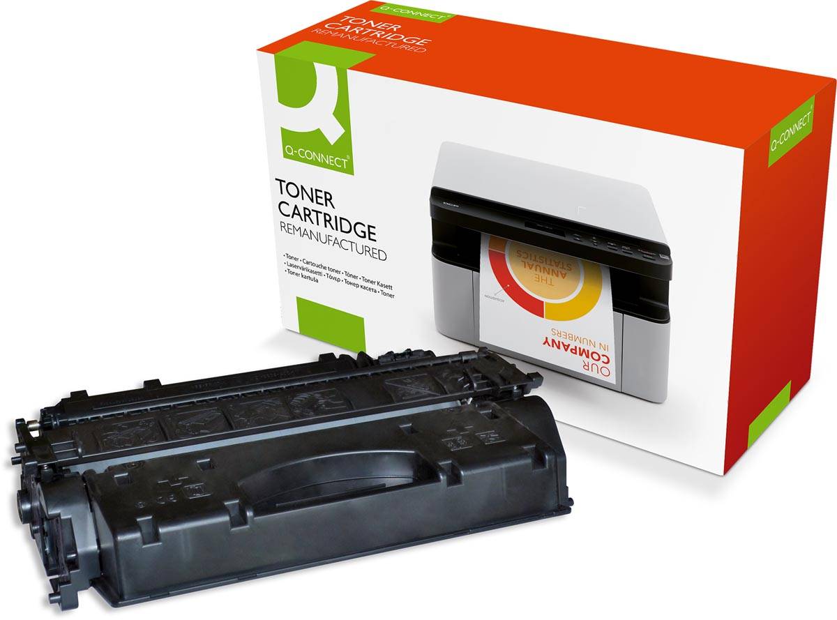 Q-CONNECT toner zwart 6500 pagina's voor HP - OEM CE505X