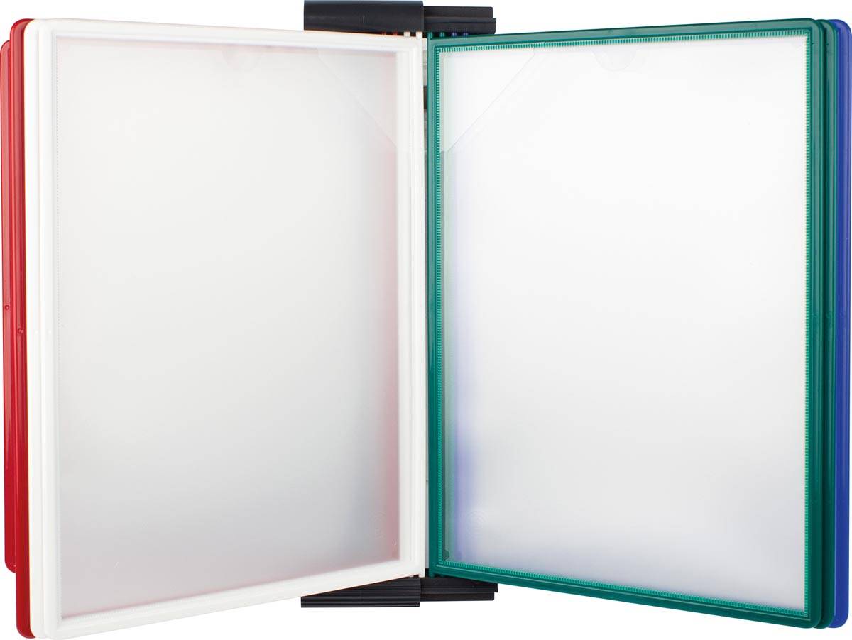 Q-CONNECT uitbreidingsmodule Quickfind antraciet met 10 tassen