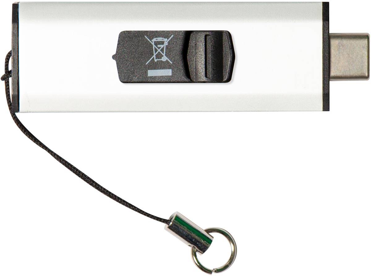 Q-CONNECT USB-C stick 3.2 Gen1, zilver, 16 GB