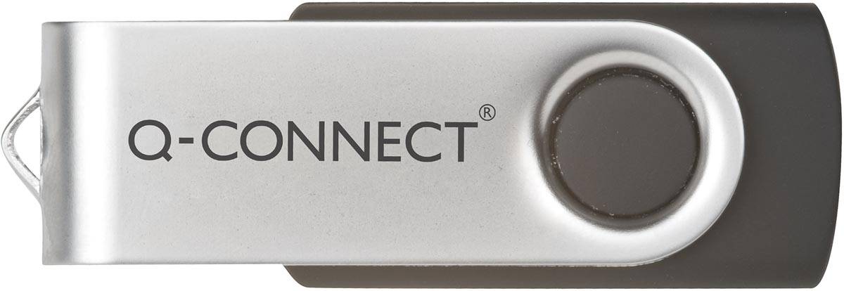Q-CONNECT USB stick 2.0, zwart, 4 GB