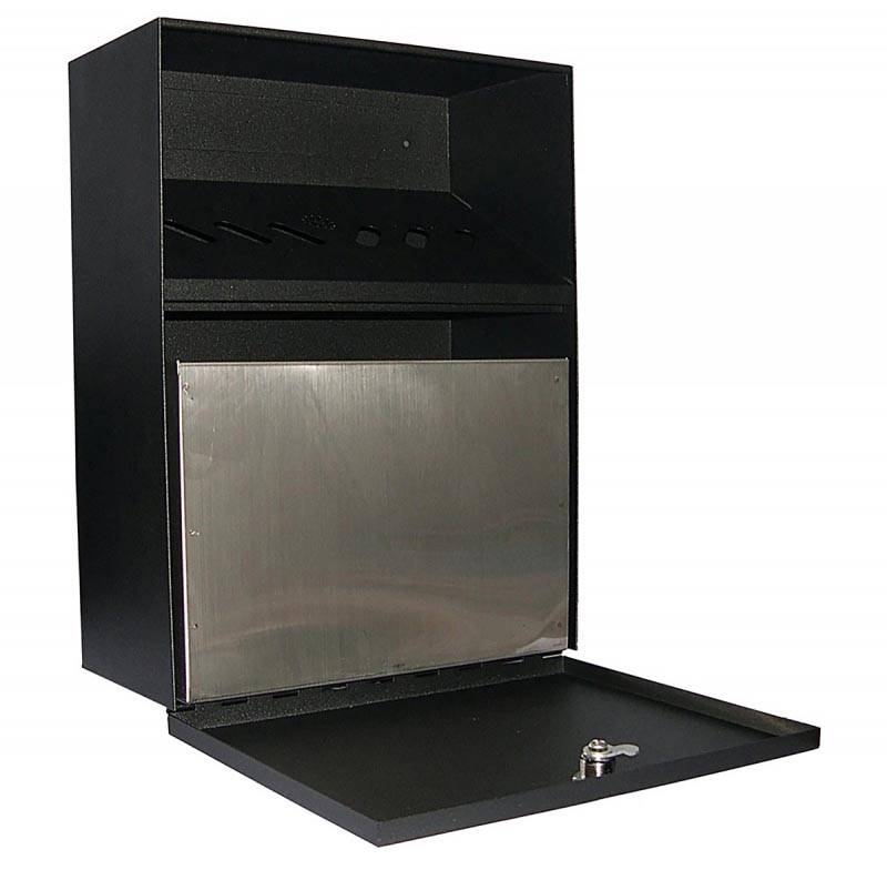 Q-CONNECT wandasbak, 7 liter, zwart