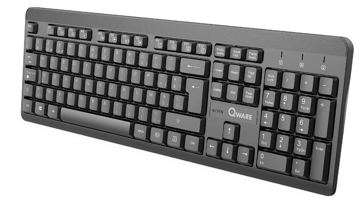 Qware draadloos toetsenbord Swindon, azerty
