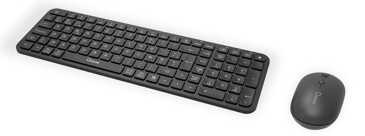 Qware draadloze deskset Coldfield, azerty