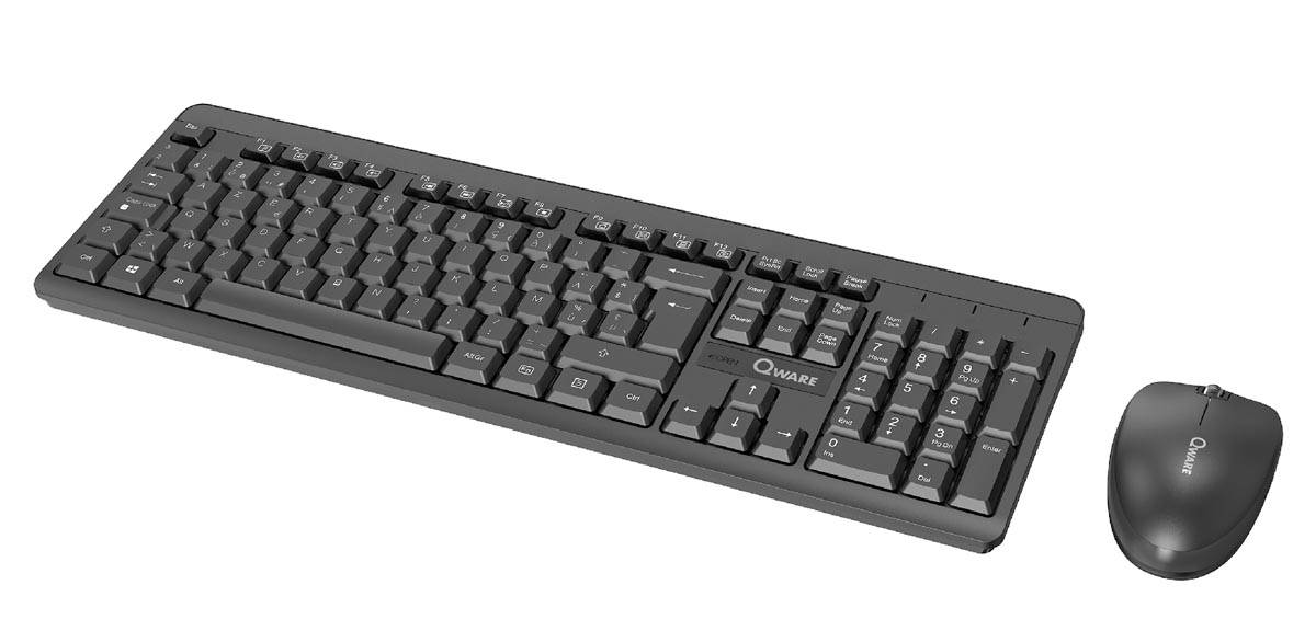 Qware draadloze deskset Nottingham, qwerty