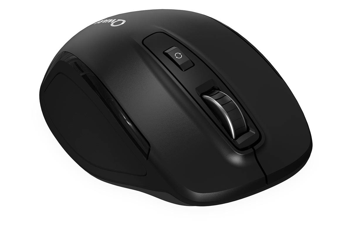 Qware draadloze muis Glasgow, zwart