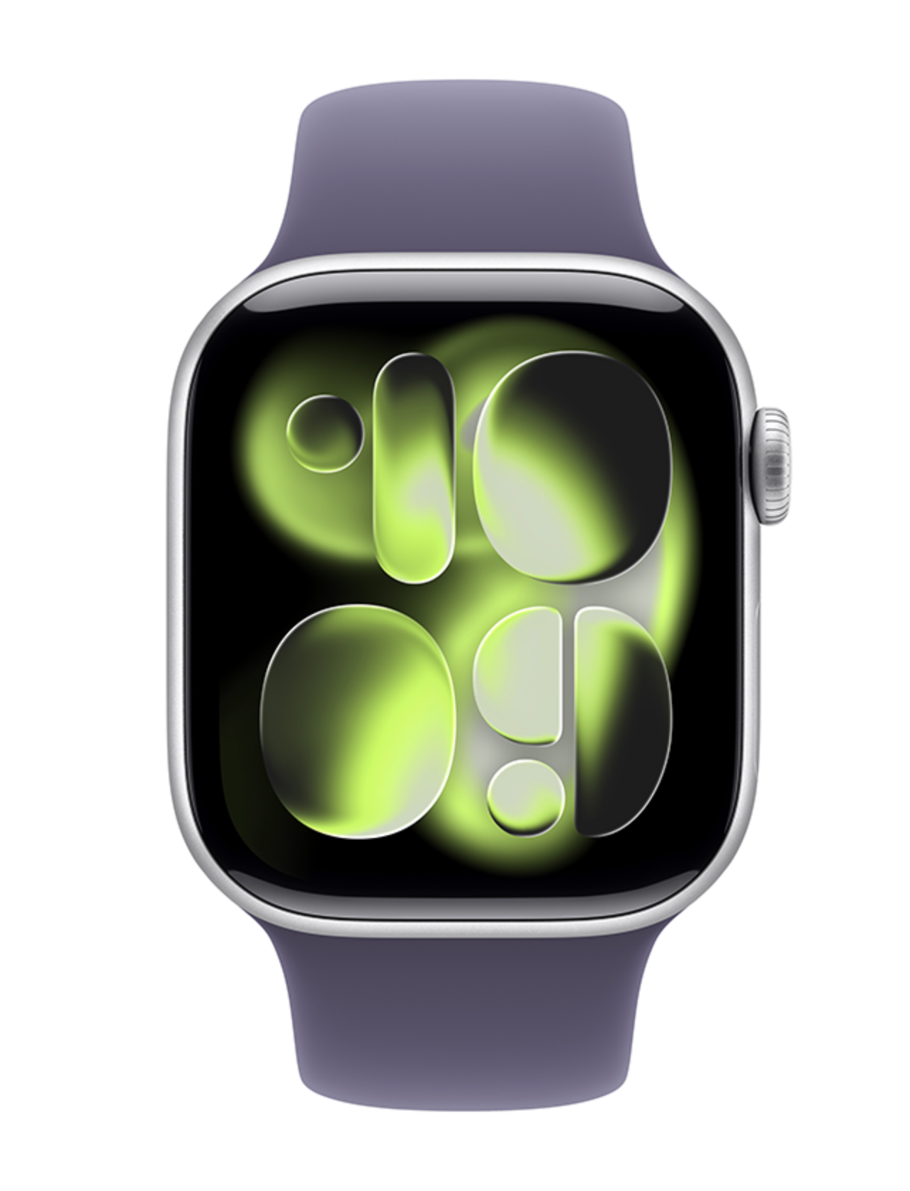 Apple Watch 11 Wifi + 5G - 42mm Silver Aluminium Case with Purple Fog Sport Band - S/M