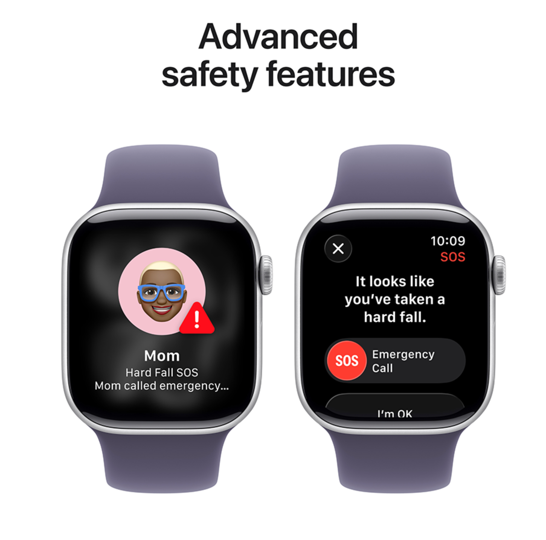 Apple Watch 11 Wifi + 5G - 42mm Silver Aluminium Case with Purple Fog Sport Band - S/M