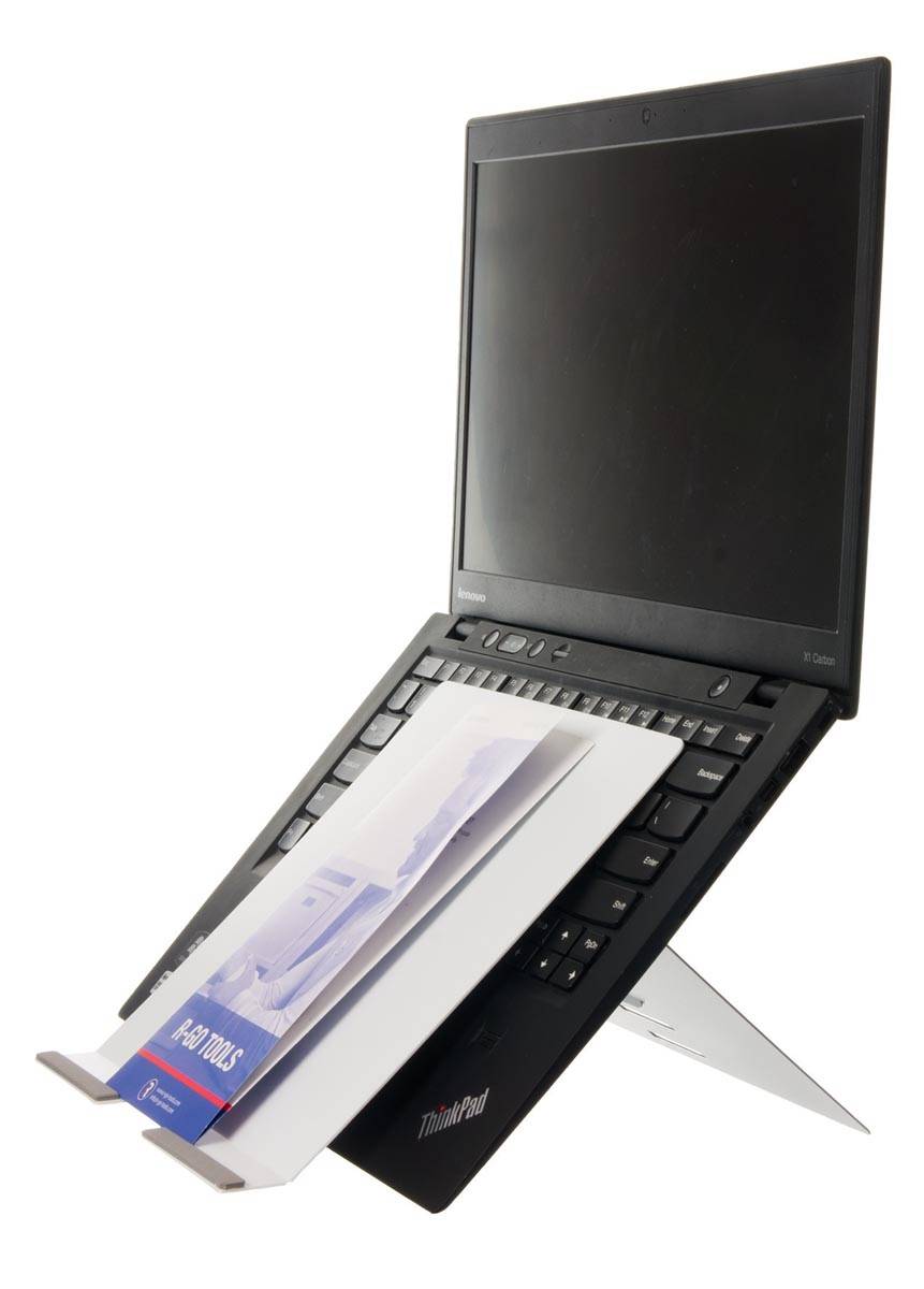 R-Go Riser Attachable laptopstandaad, wit