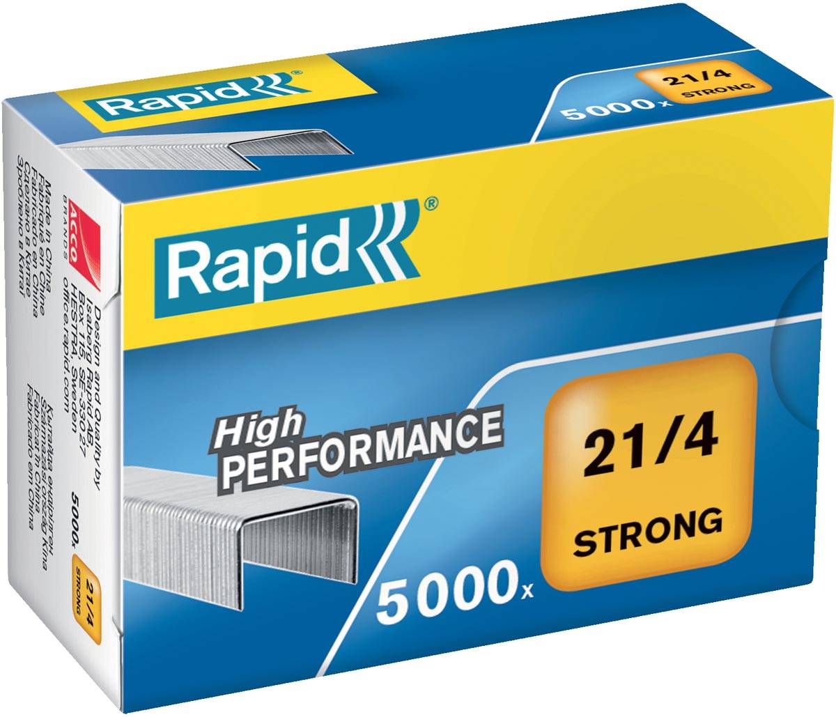 Rapid Nietjes 21/4, doos van 5.000 nietjes