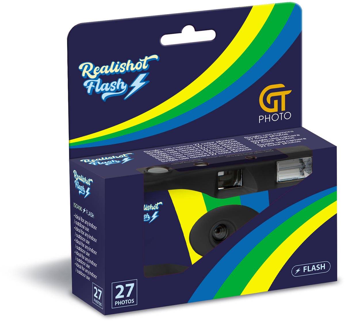 Realishot wegwerp fototoestel, 27 foto's