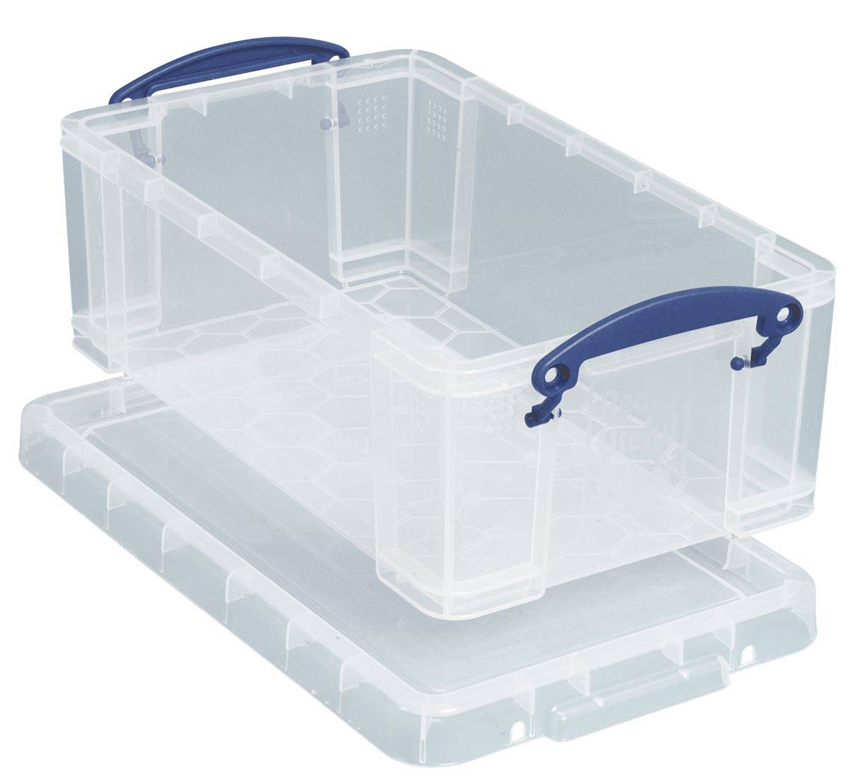 Really Useful Box opbergdoos 9 liter, transparant