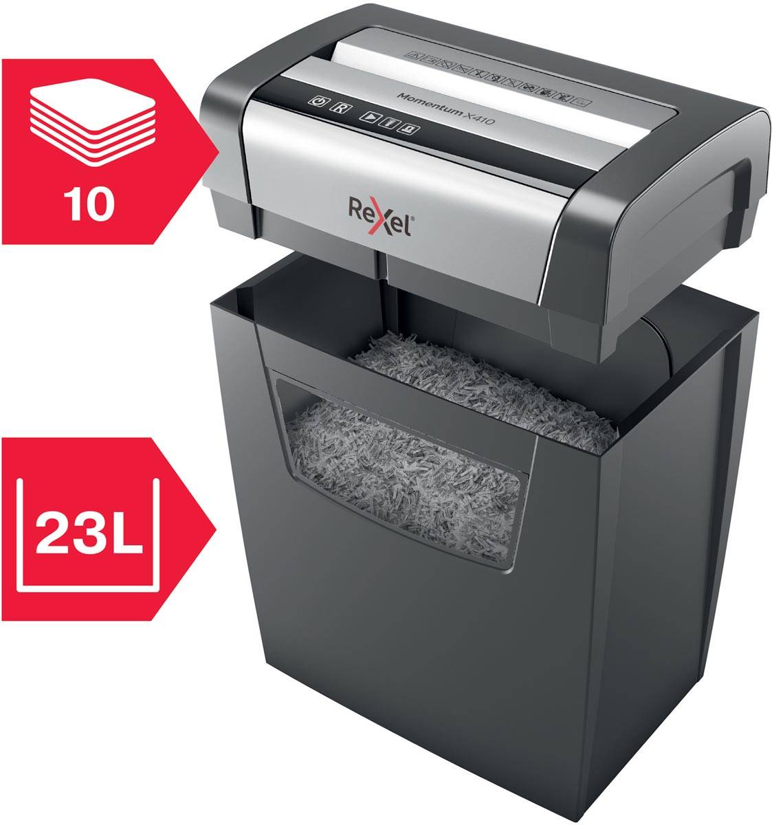 Rexel Momentum X410 papiervernietiger