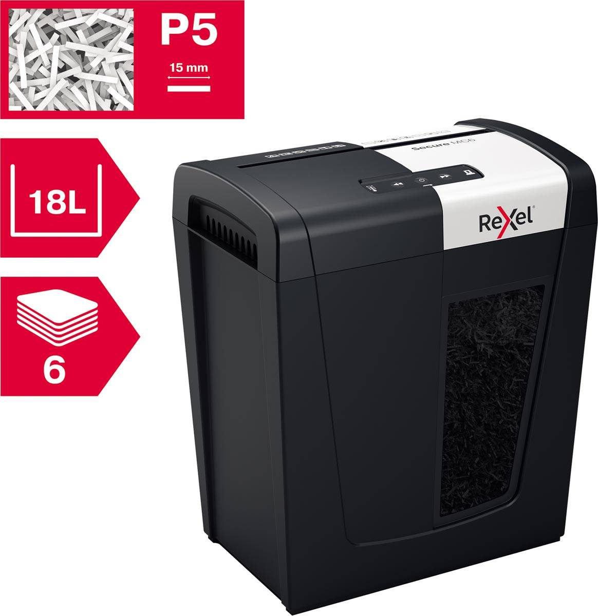 Rexel Secure papiervernietiger MC6