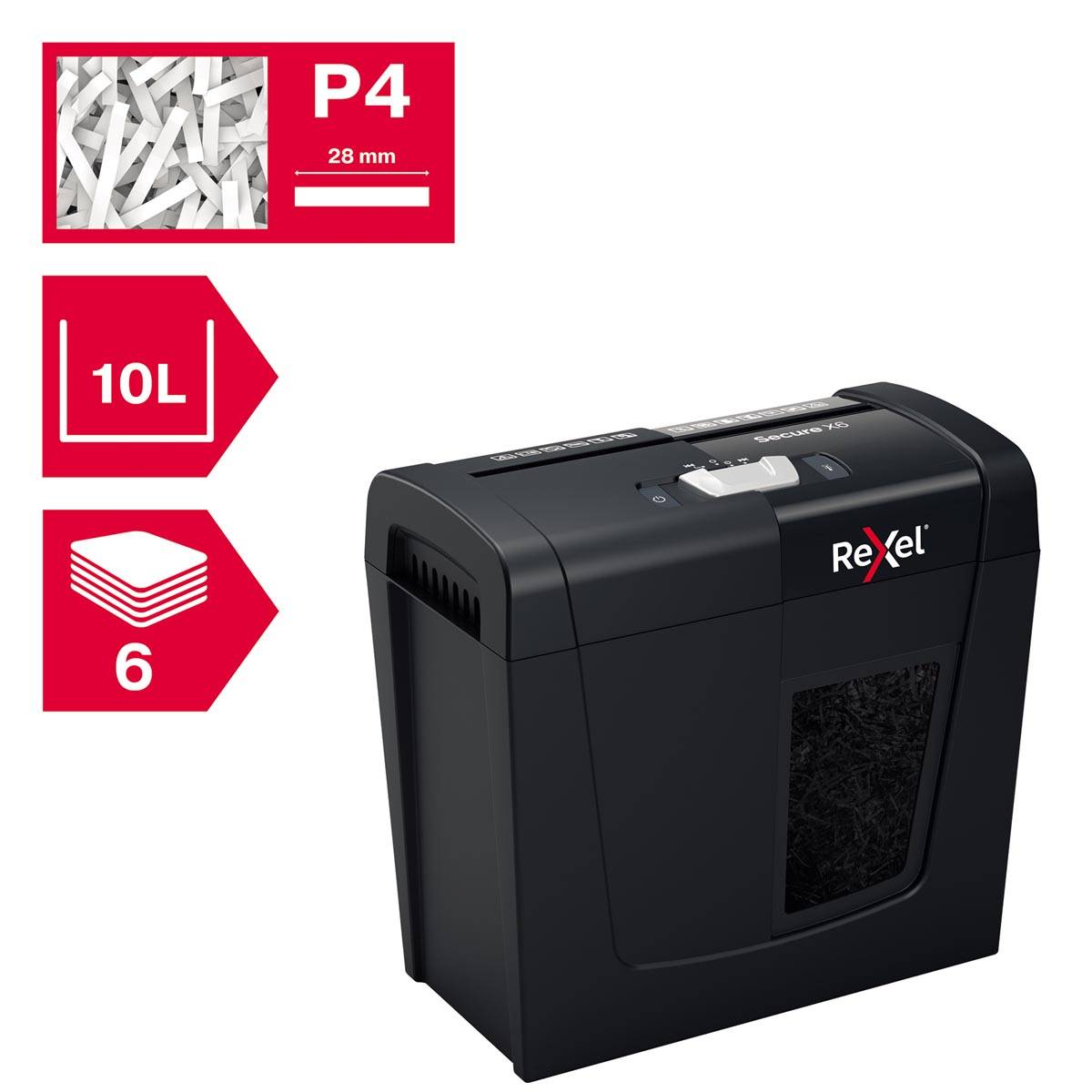 Rexel Secure papiervernietiger X6