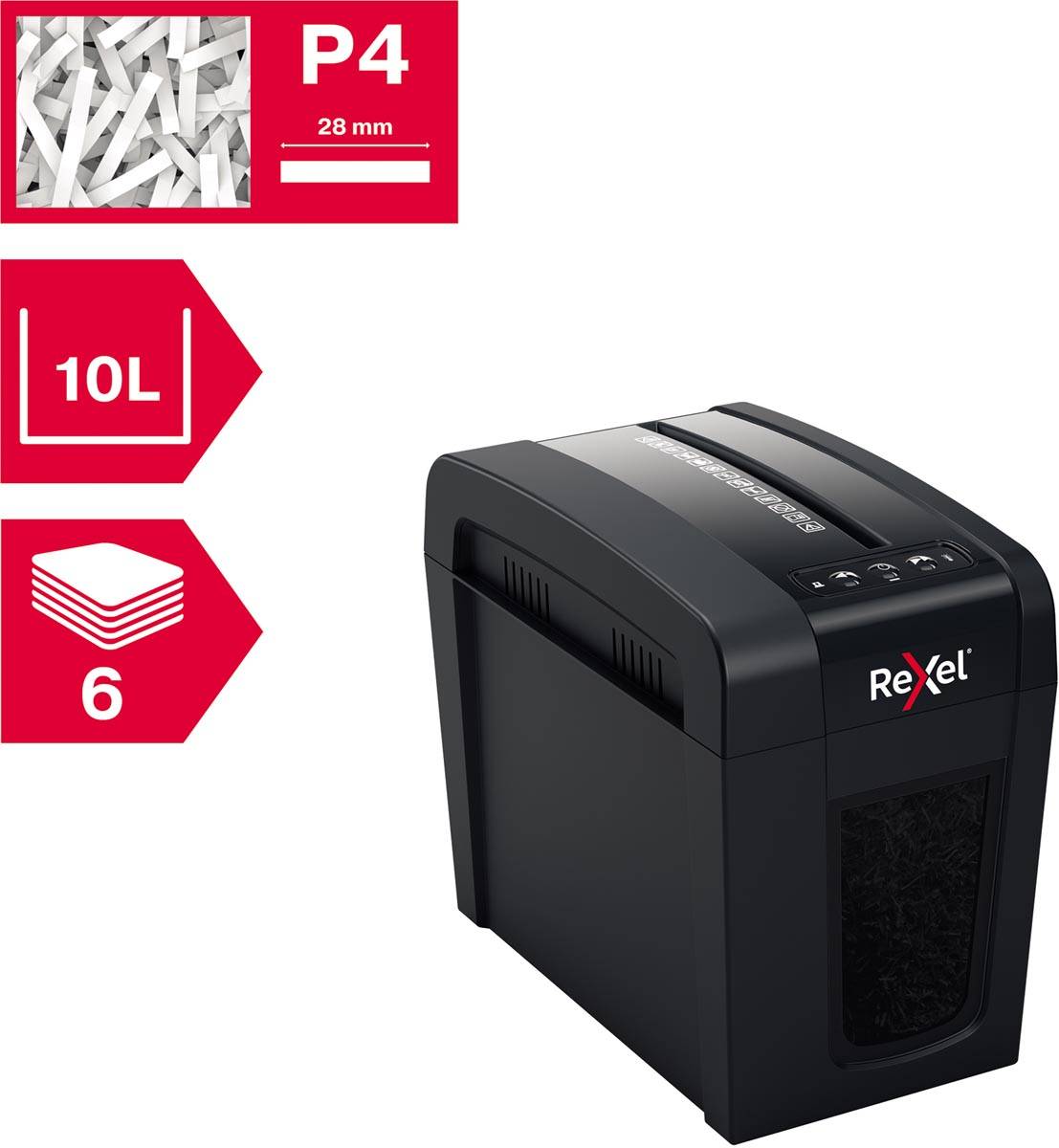 Rexel Secure papiervernietiger X6-SL