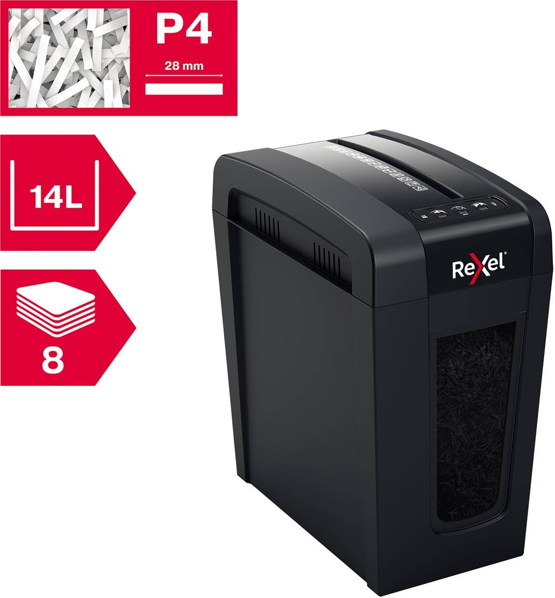 Rexel Secure papiervernietiger X8-SL