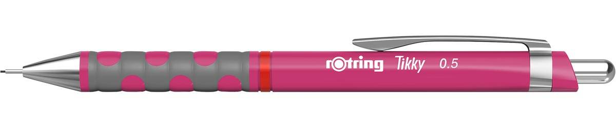 Rotring vulpotlood Tikky, 0,5 mm, roze, doos van 12 stuks