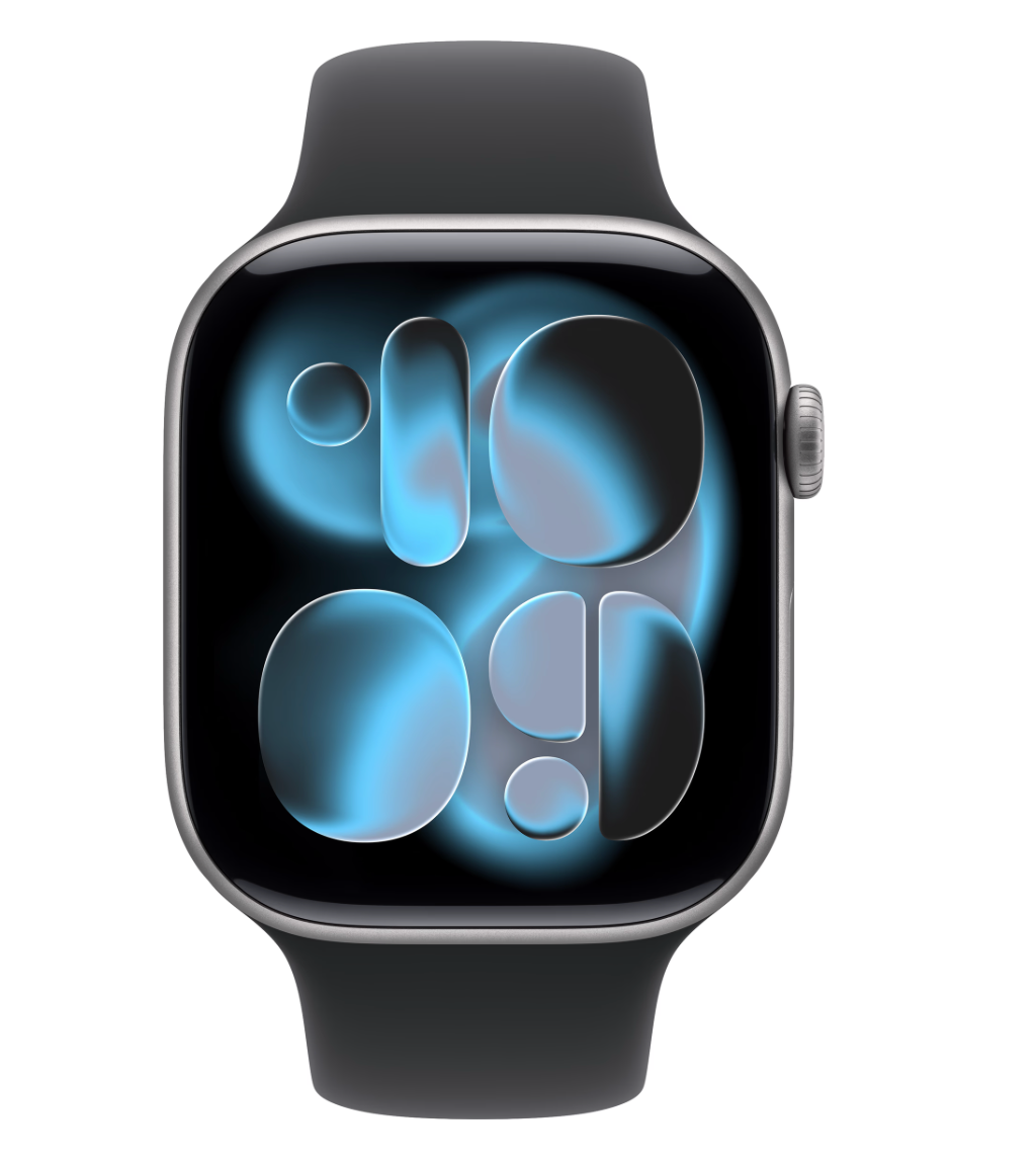 Apple Watch Series 11 46mm Grijs Sportband S/M