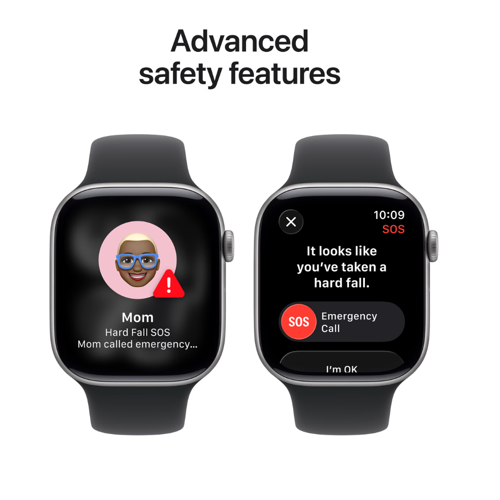 Apple Watch Series 11 46mm Grijs Sportband S/M