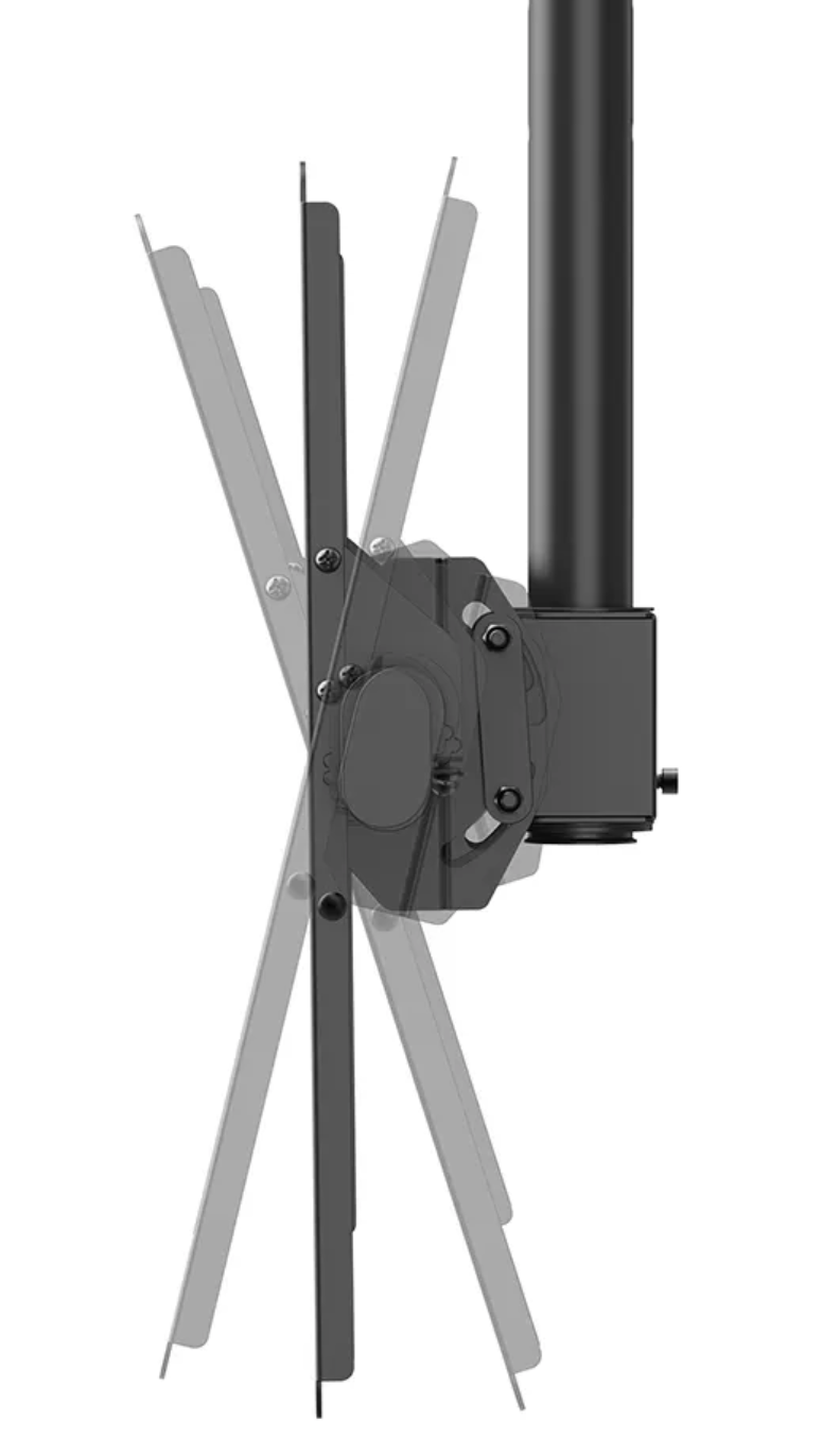Neomounts CL35-440BL16L Monitor/TV-beugel plafond 37-70" - h 106-156 cm