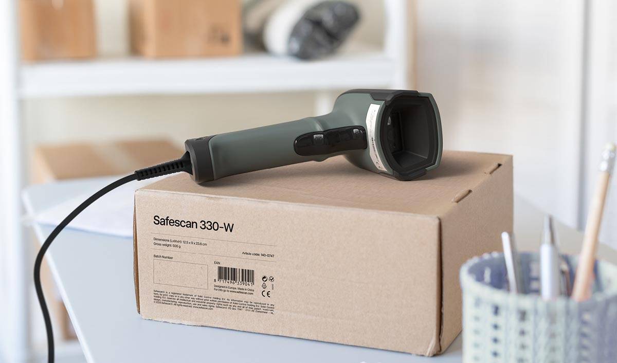 Safescan barcodescanner 330-W