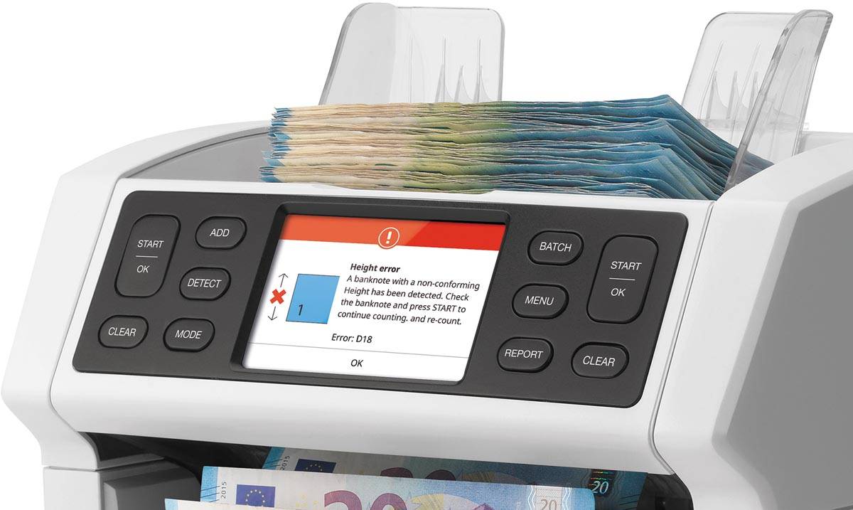Safescan biljettelmachine 2850, met 3-voudige detectie