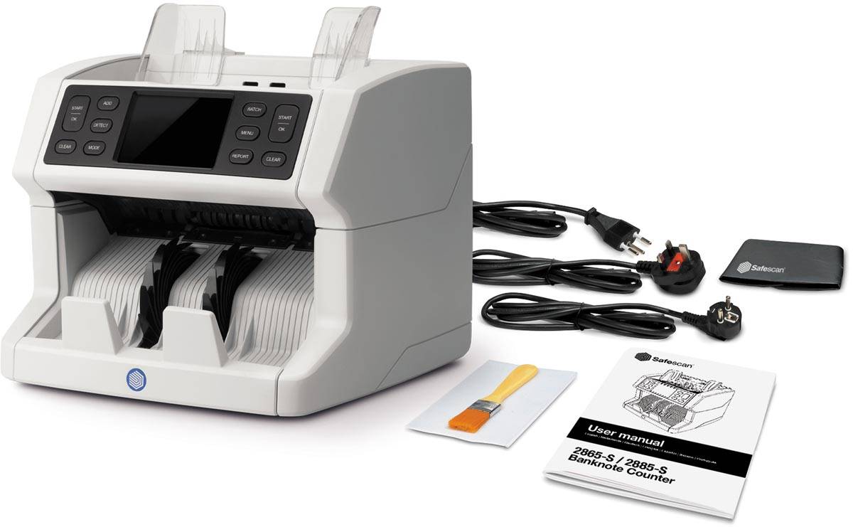 Safescan biljettelmachine 2850, met 3-voudige detectie