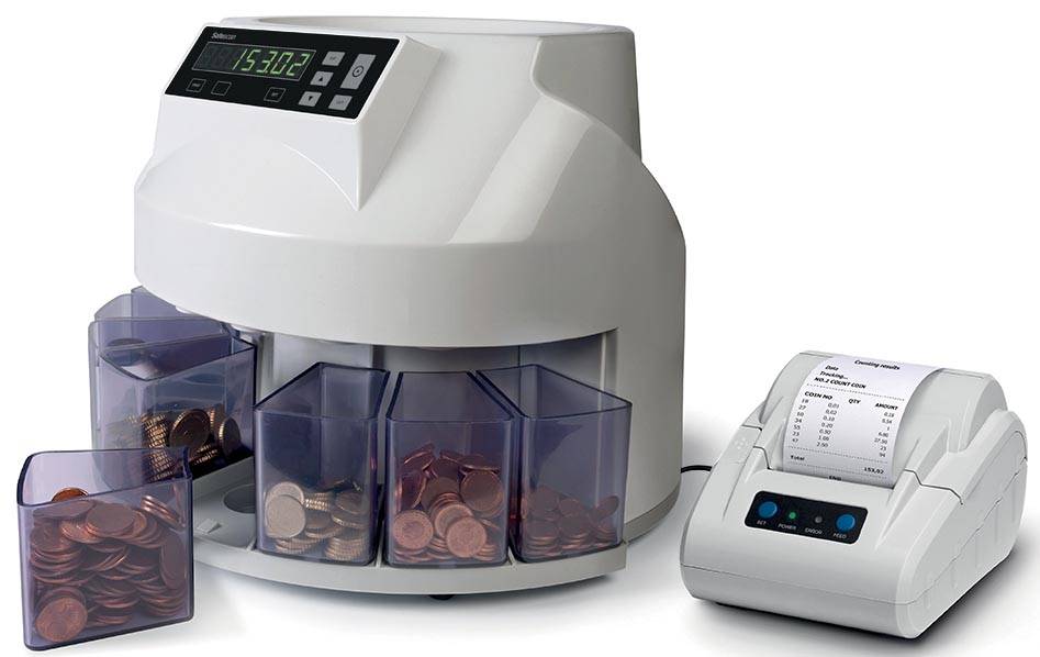 Safescan muntenteller en -sorteerder 1250