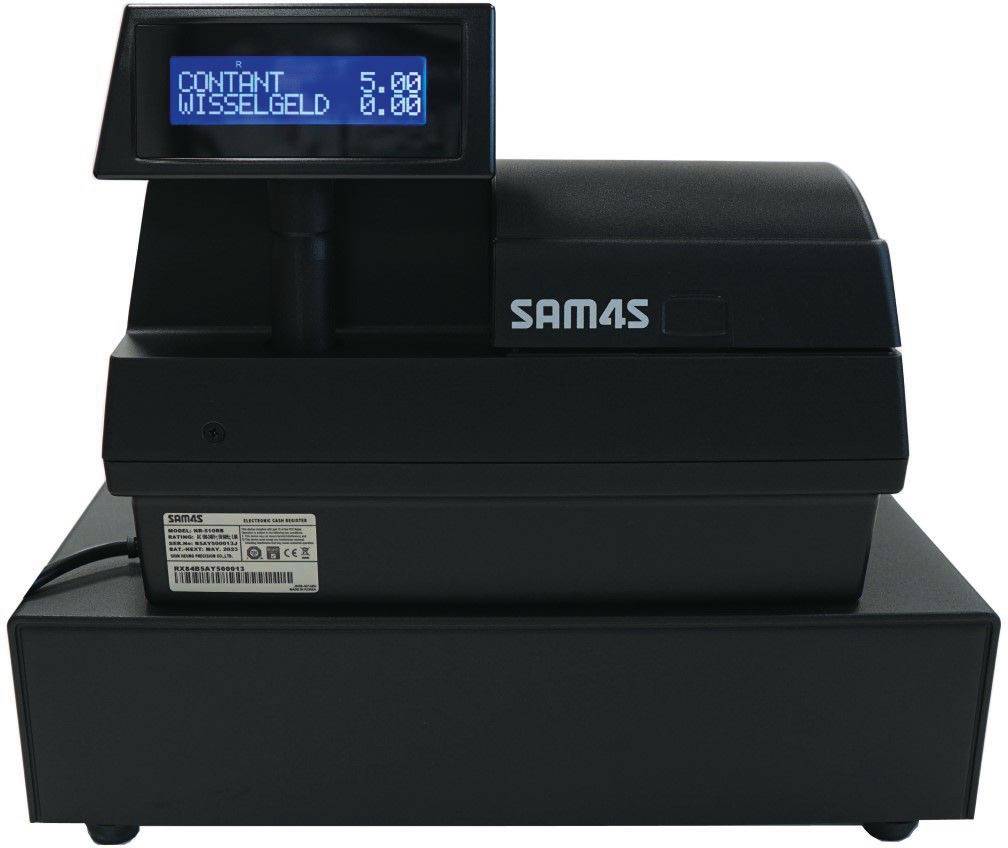 SAM4S kasregister NR-510RB, geprogrammeerd in het Nederlands