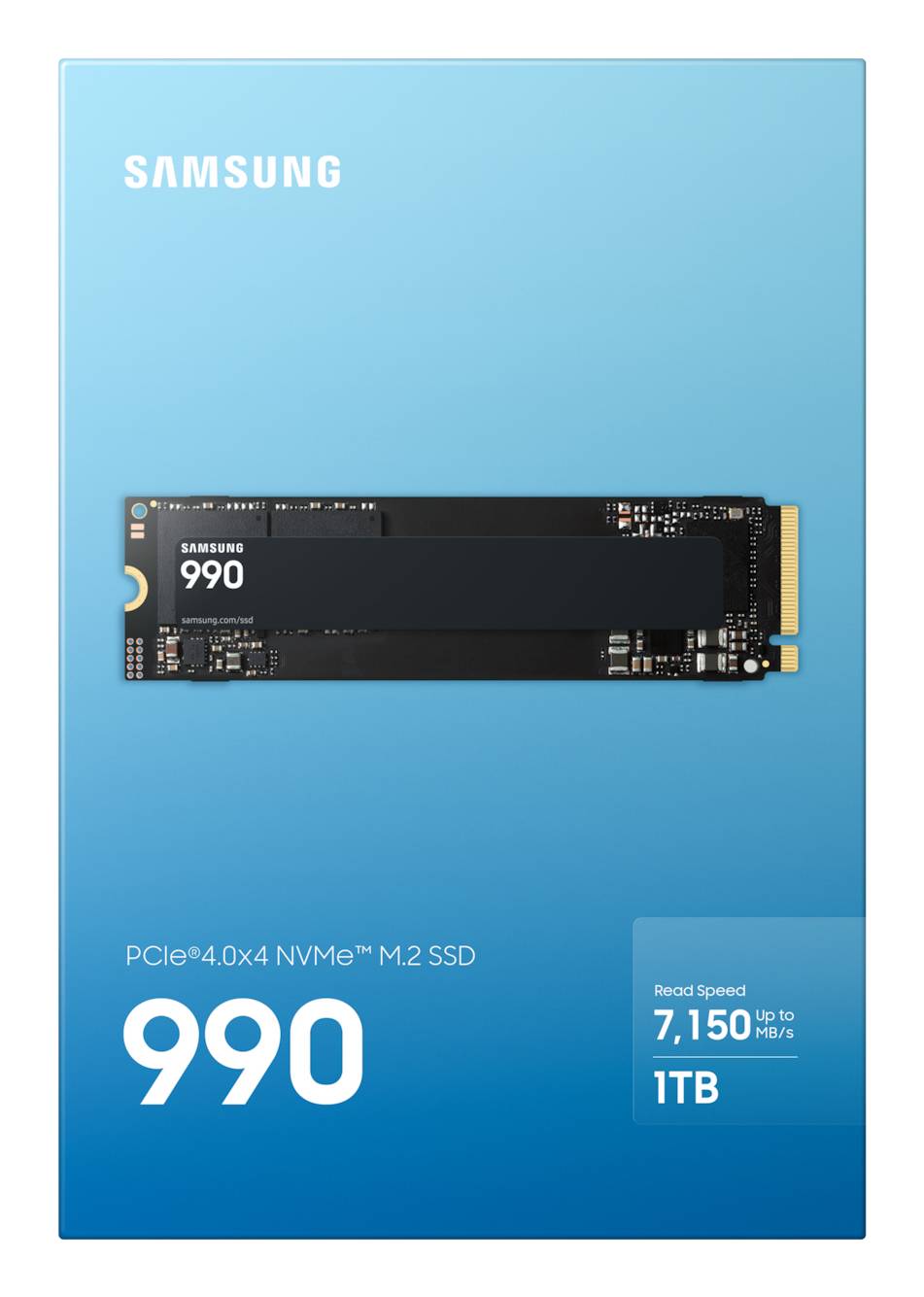Samsung 990 PCIe 4.0 x4 NVMe™ M.2 SSD 1TB
