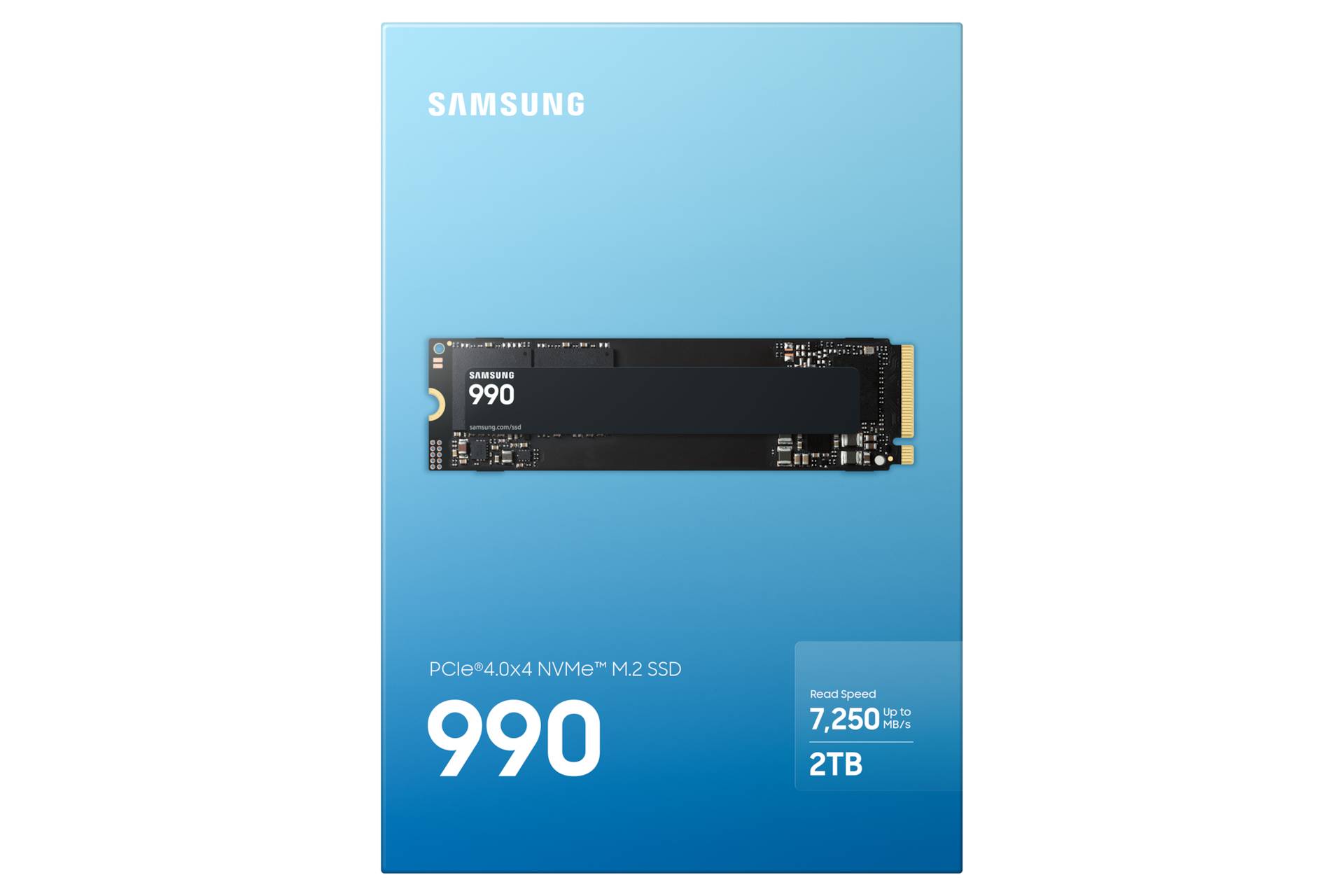 Samsung 990 PCIe 4.0 x4 NVMe™ M.2 SSD 2TB