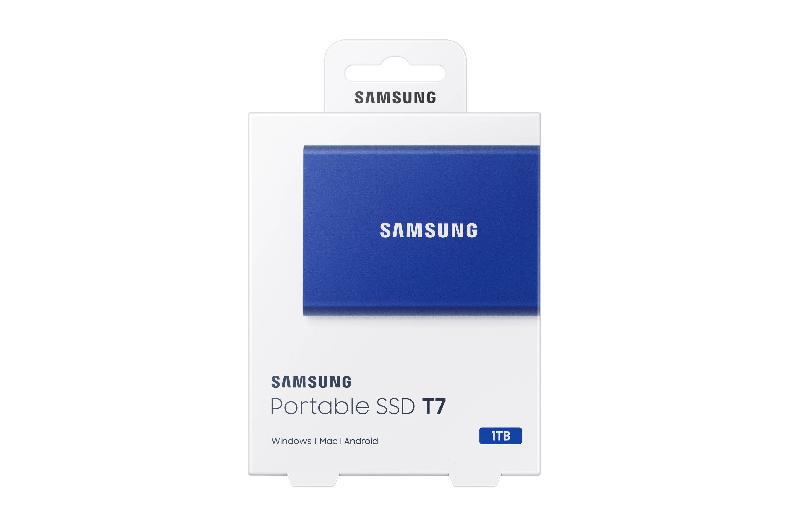 Samsung Portable SSD T7 1 TB USB Type-C 3.2 Gen 2 (3.1 Gen 2) Blauw