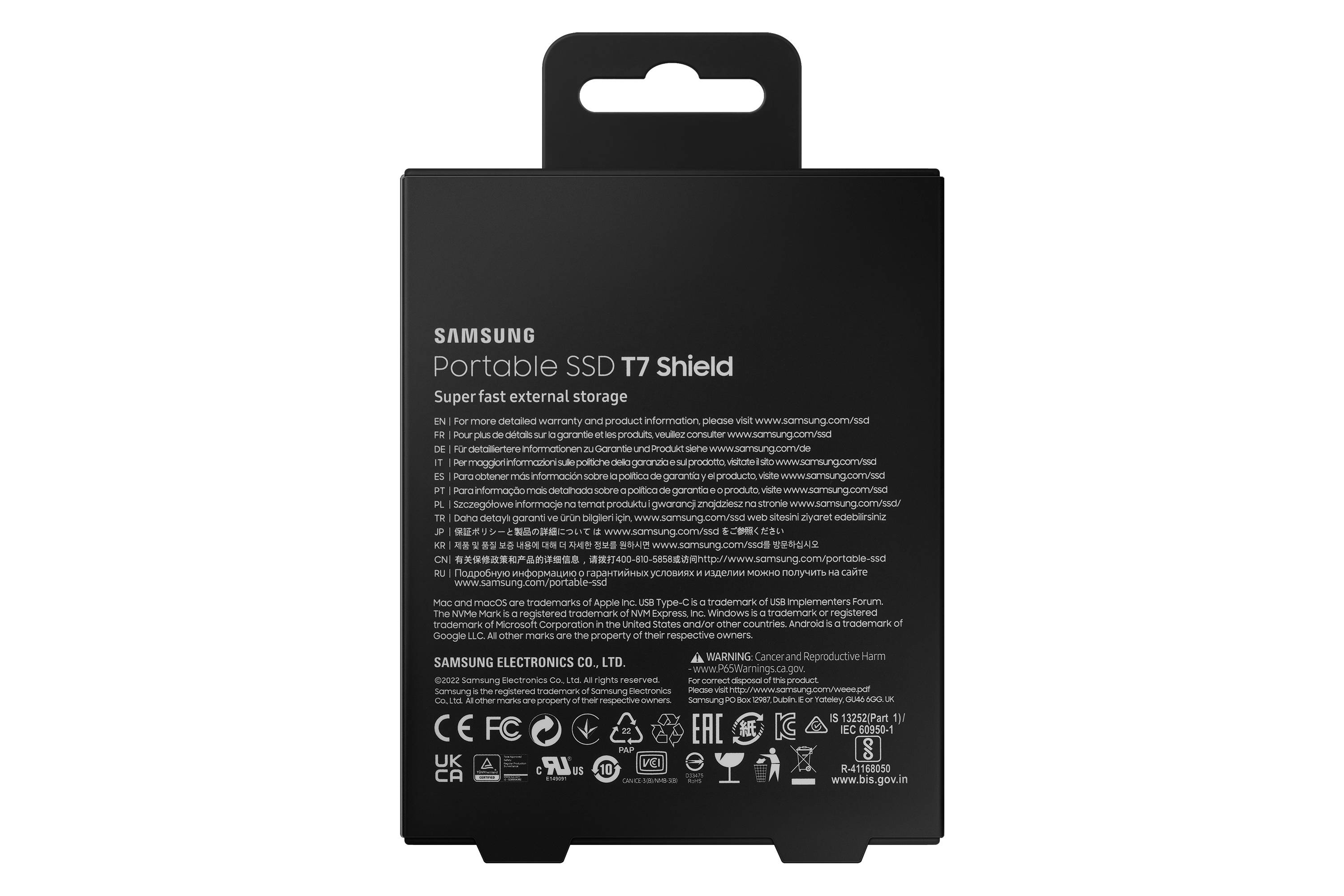 Samsung MU-PE2T0S 2 TB USB Type-C 3.2 Gen 2 (3.1 Gen 2) Zwart