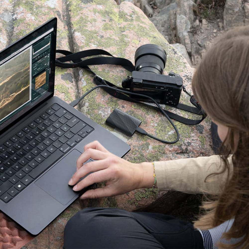 Samsung MU-PG1T0B 1 TB USB Type-C 3.2 Gen 2 (3.1 Gen 2) Zwart