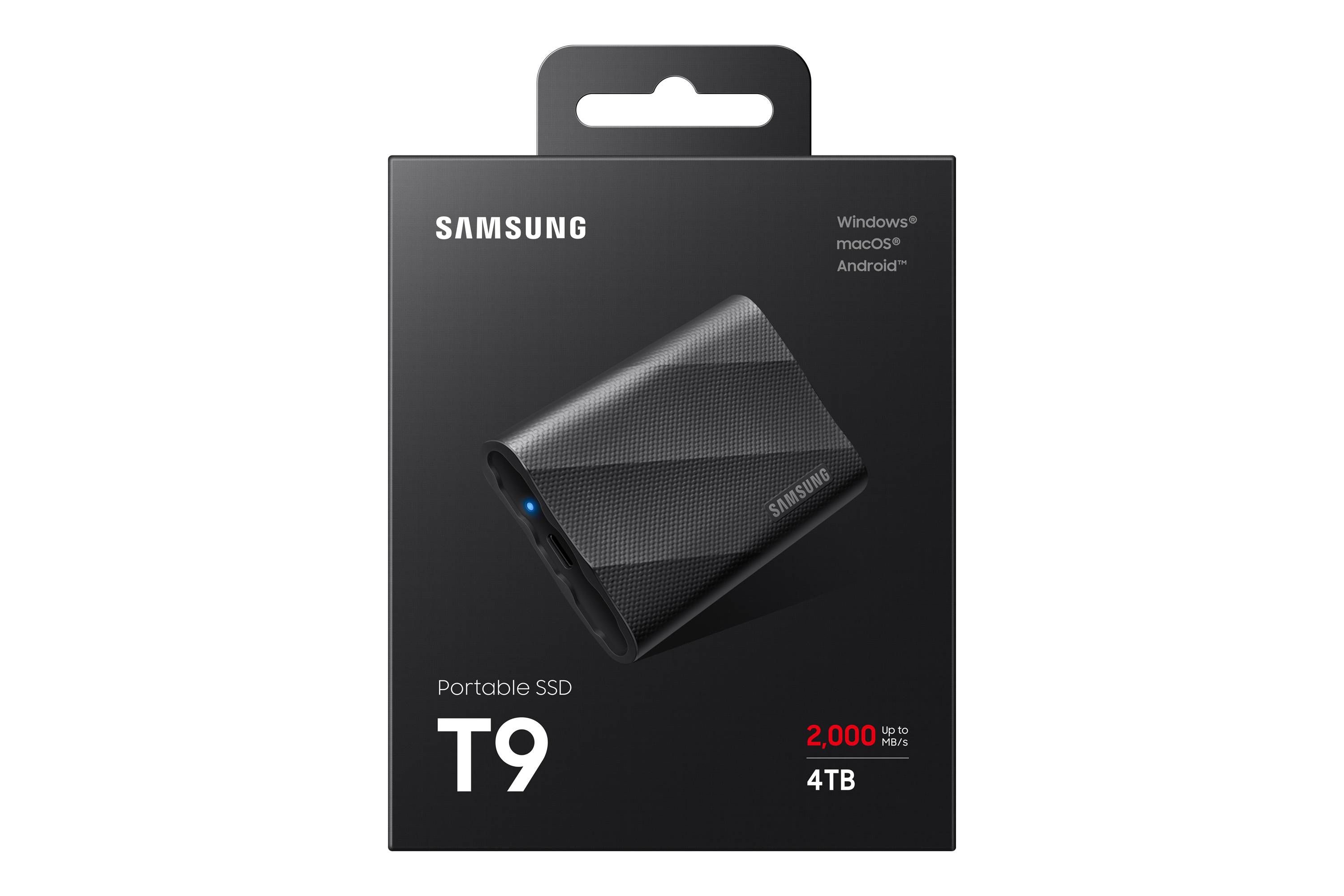 Samsung MU-PG4T0B 4 TB USB Type-C 3.2 Gen 2 (3.1 Gen 2) Zwart