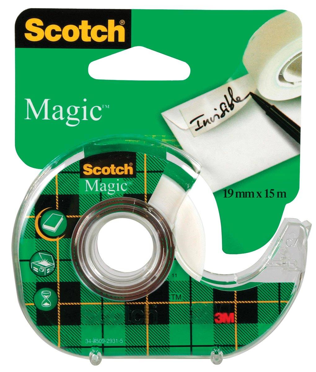 Scotch plakband Magic Tape ft 19 mm x 15 m