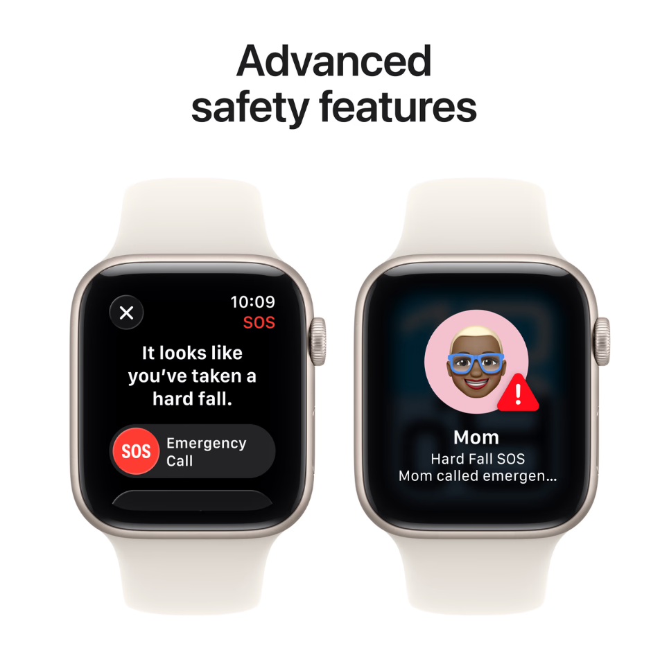 Apple Watch SE (2025) 44mm Starlight Sportband S/M