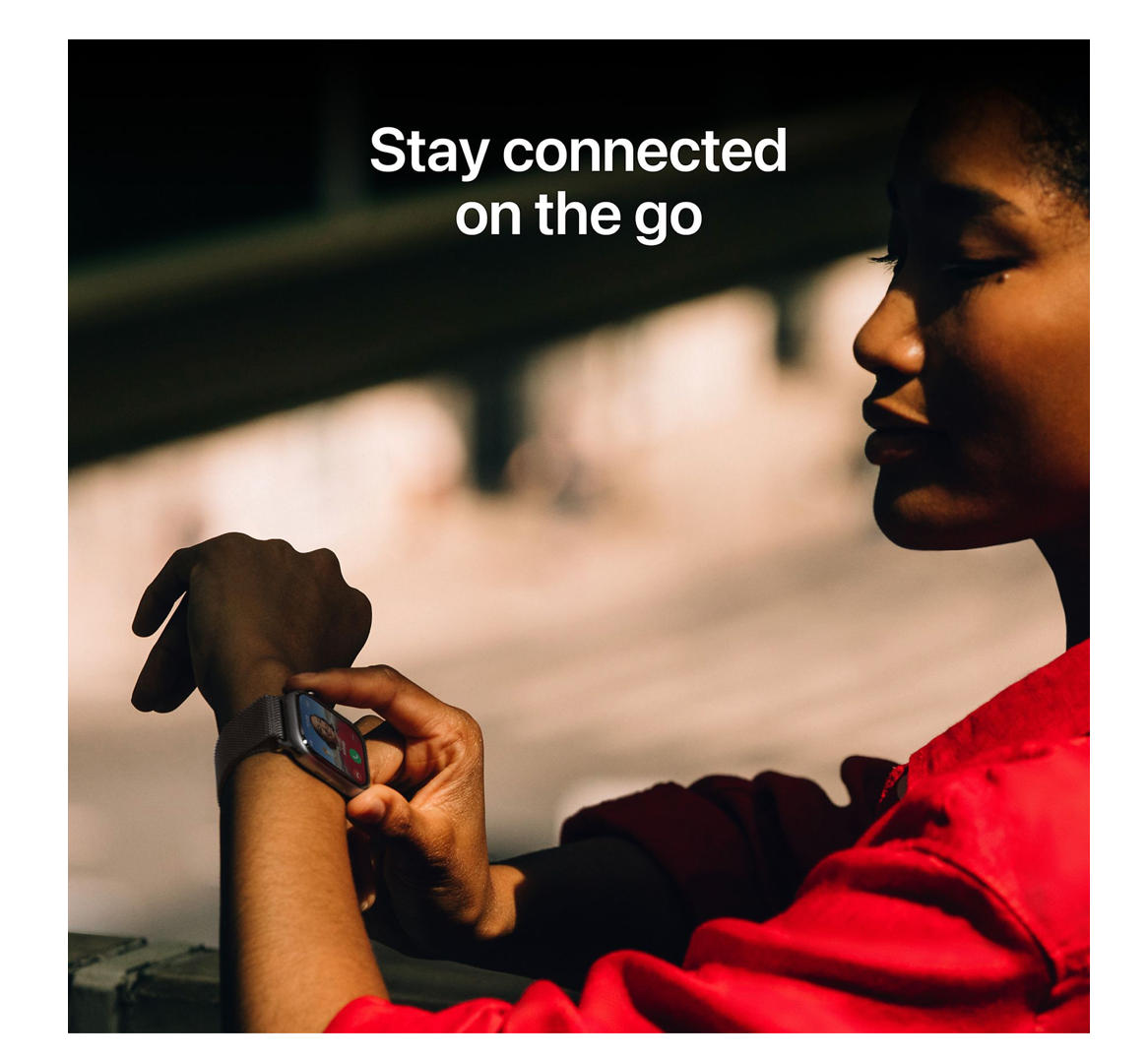 Apple Watch Series 11 GPS + Cellular - 42mm Titanium Case - Milanese Loop Smartwatch Slate