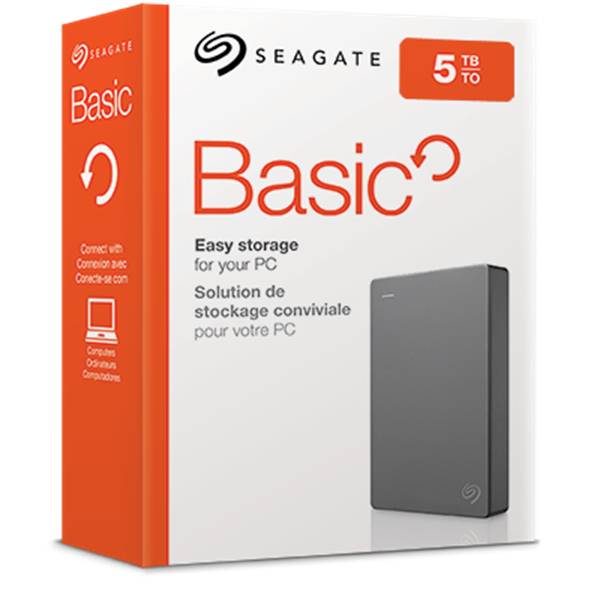 Seagate Basic externe harde schijf 5 TB 2.5" 3.2 Gen 1 (3.1 Gen 1) Zilver