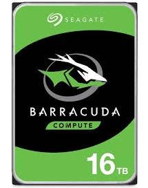 Seagate Barracuda 16TB (2024)  interne harde schijf 7200 RPM 512 MB 3.5" SATA