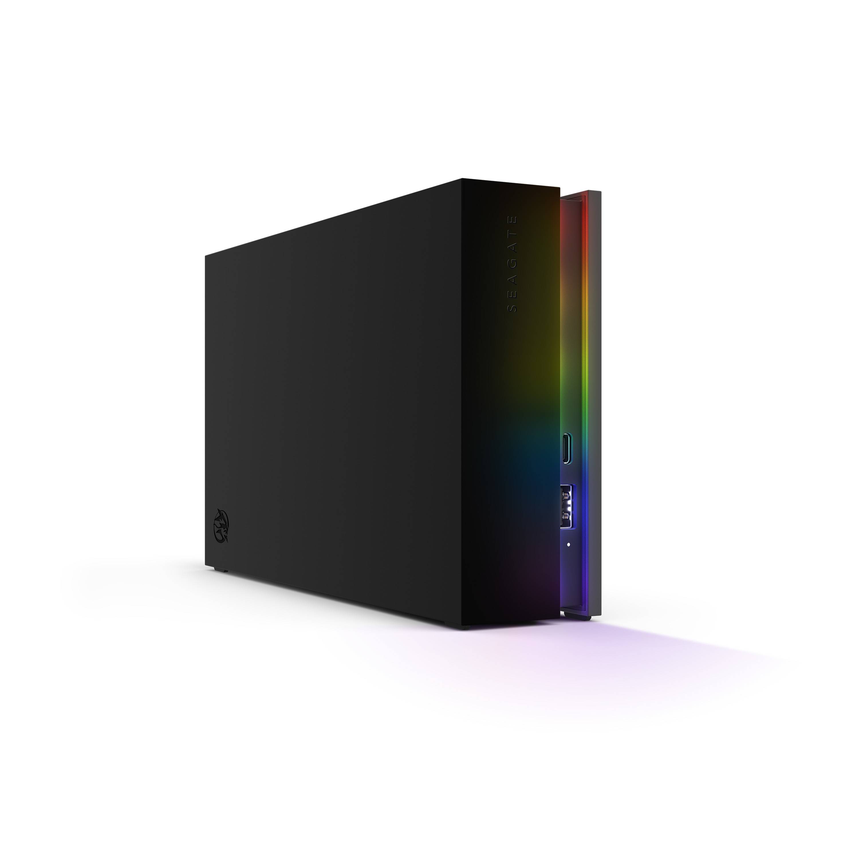 Seagate FireCuda Gaming Hub externe harde schijf 8 TB Micro-USB B / USB Type-A / USB Type-C 3.2 Gen 1 (3.1 Gen 1) Zwart