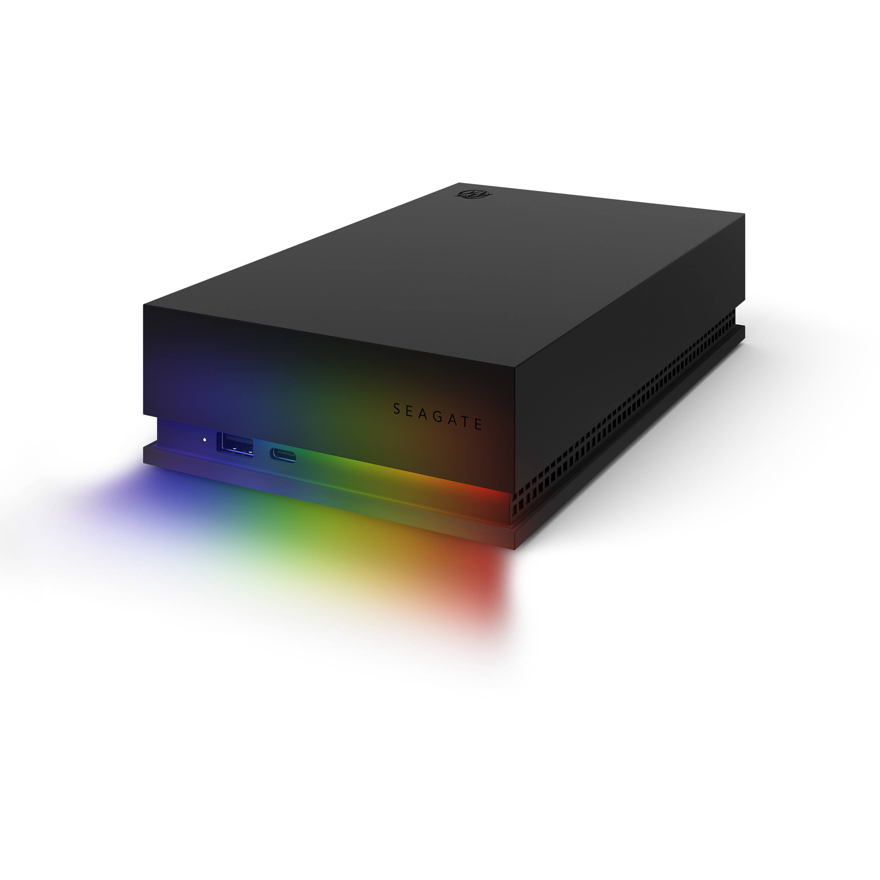 Seagate FireCuda Gaming Hub externe harde schijf 8 TB Micro-USB B / USB Type-A / USB Type-C 3.2 Gen 1 (3.1 Gen 1) Zwart