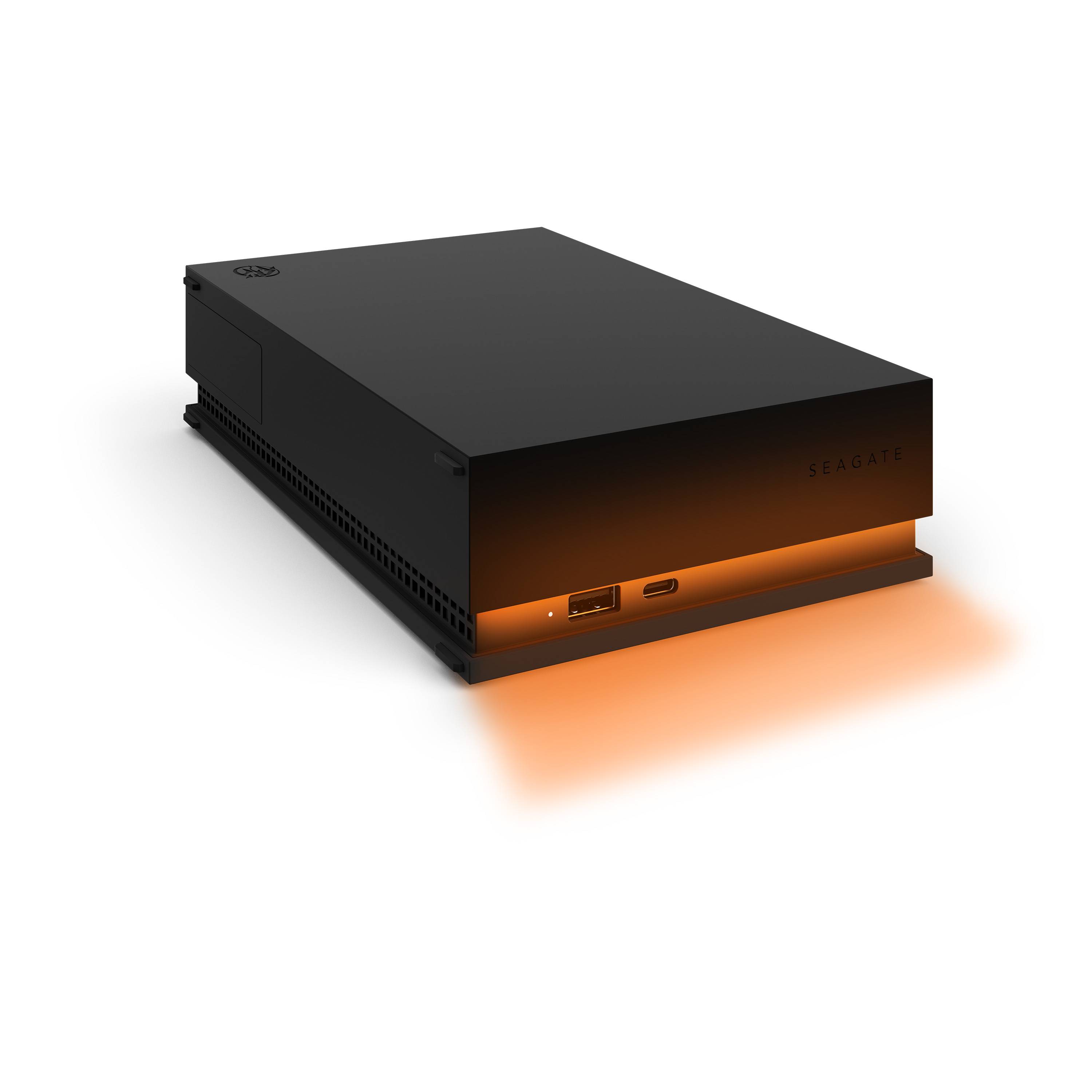 Seagate FireCuda Gaming Hub externe harde schijf 8 TB Micro-USB B / USB Type-A / USB Type-C 3.2 Gen 1 (3.1 Gen 1) Zwart
