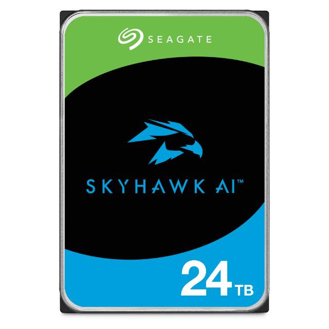 Seagate SkyHawk AI interne harde schijf 24 TB 7200 RPM 512 MB 3.5" SATA III
