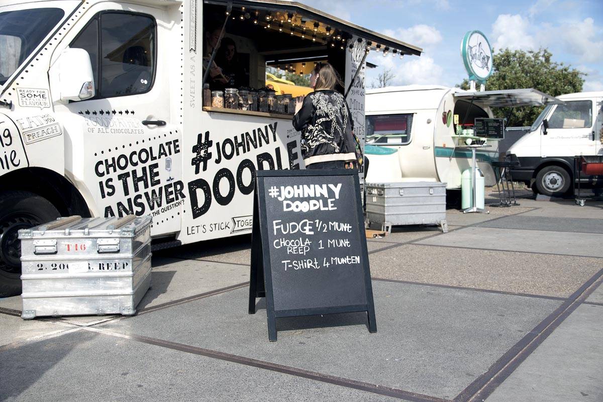 Securit stoepbord Woody zwart ft 55 x 85 cm