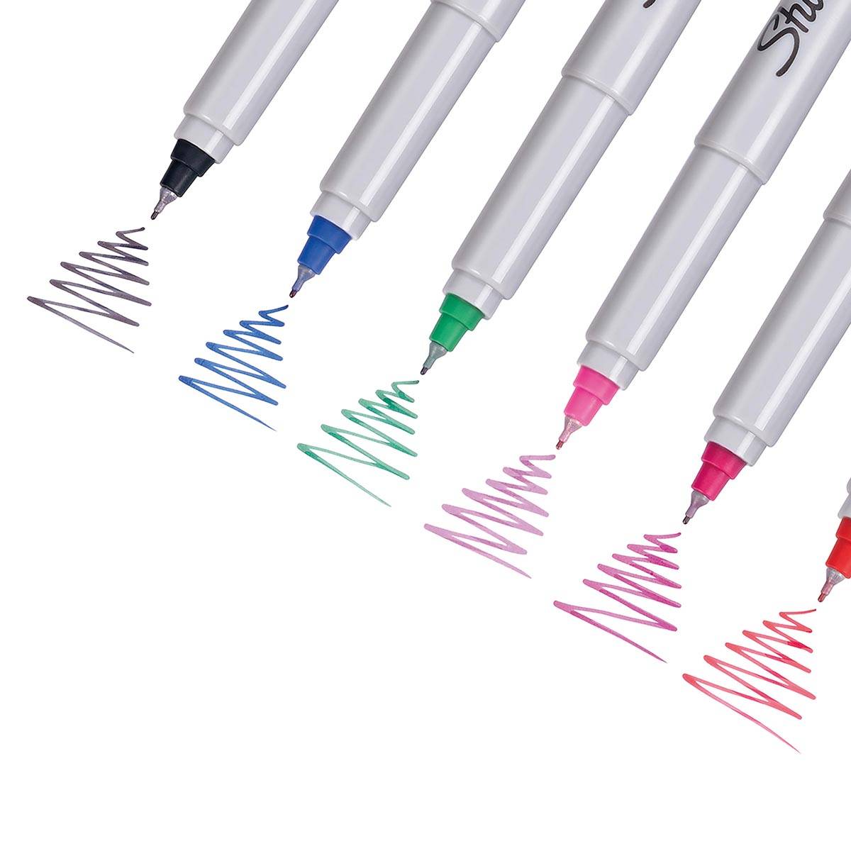 Sharpie permanente marker, extra fijn, blister van 12 stuks in geassorteerde kleuren