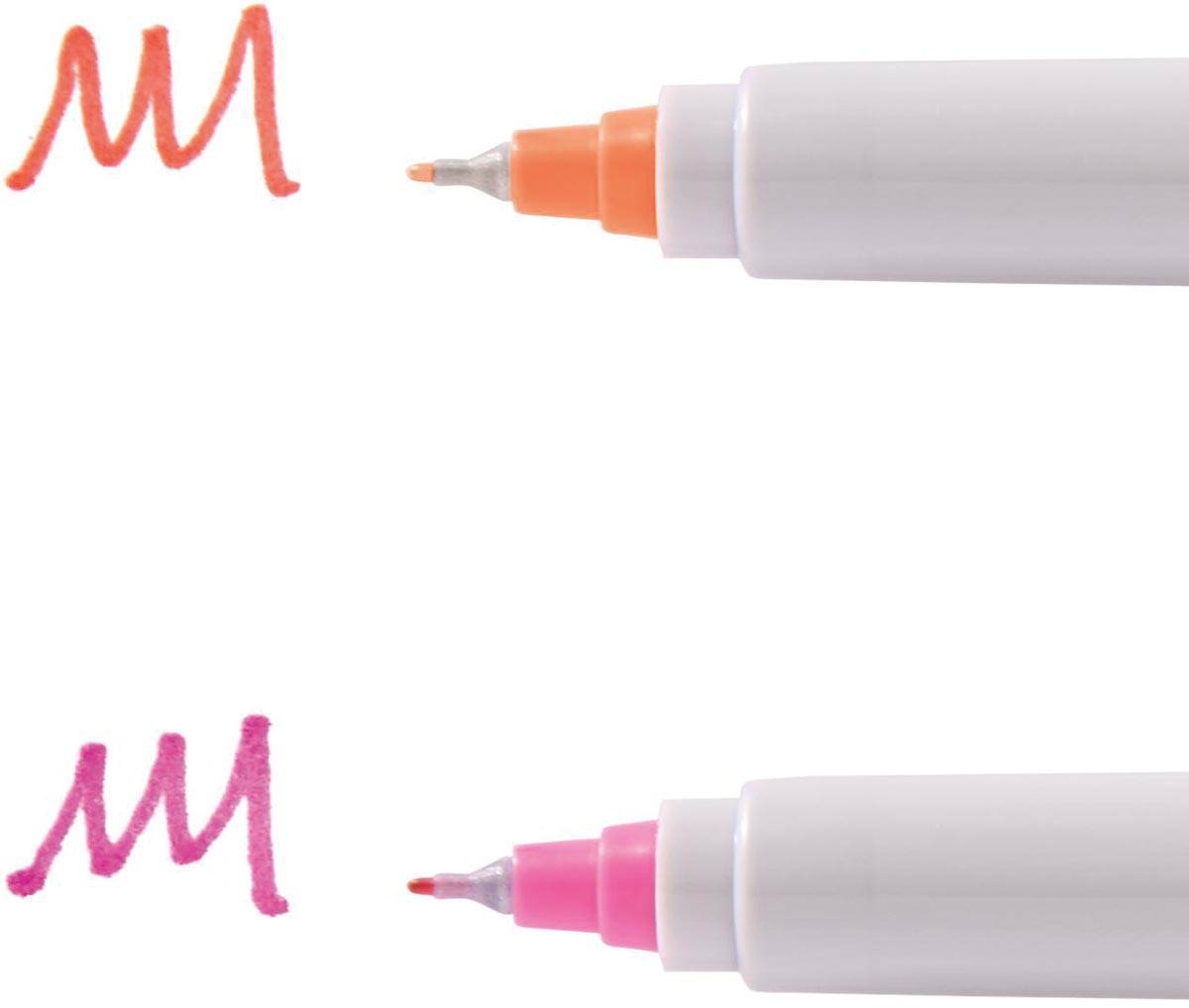 Sharpie permanente marker, extra fijn, blister van 12 stuks in geassorteerde kleuren