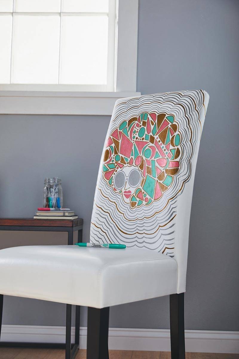 Sharpie permanente marker metallic, fijne punt, zilver