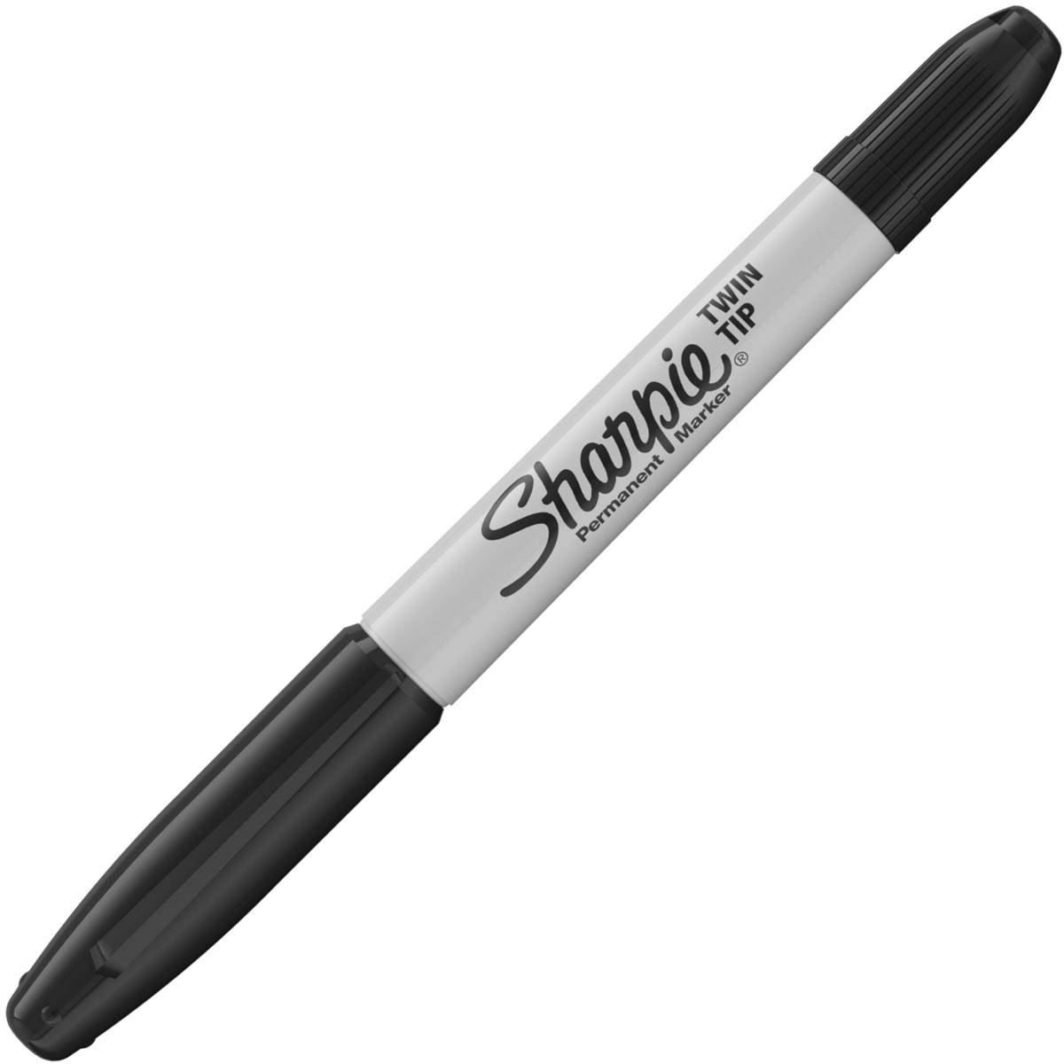 Sharpie permanente marker, twin tip, zwart